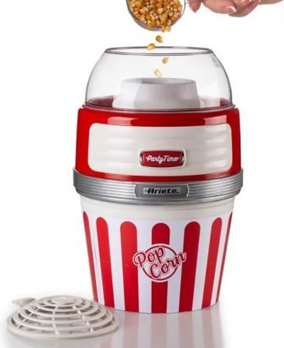 Ariete 2957/00 Popcornmachine 1100W - Rood - afbeelding 2 van 6
