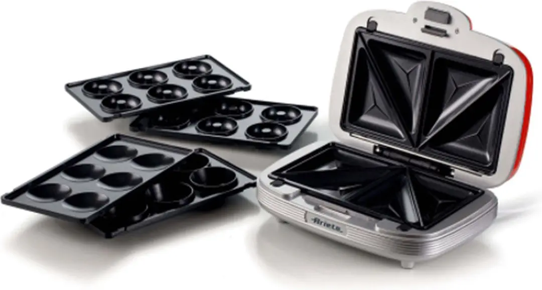 Ariete 50's Style Tosti Apparaat 1972/00 - 700W - Rood - afbeelding 5 van 6