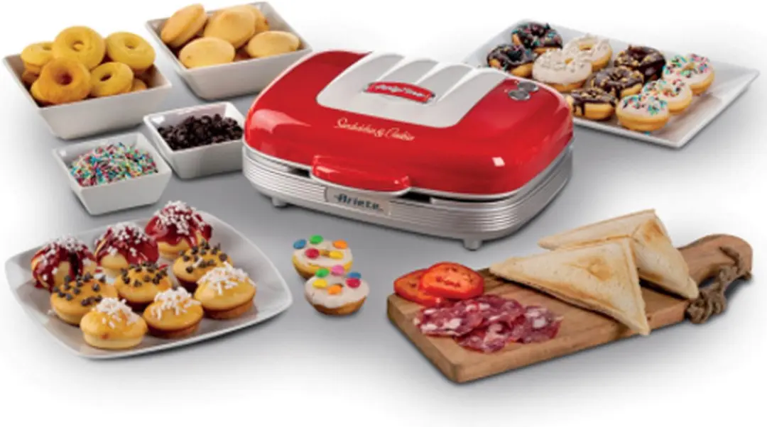 Ariete 50's Style Tosti Apparaat 1972/00 - 700W - Rood - afbeelding 6 van 6