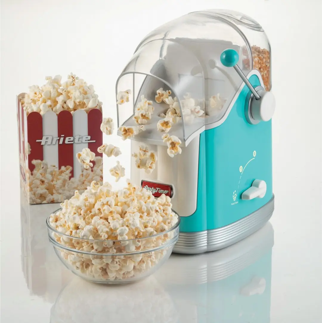 Ariete Party Time 2958/01 Popcornmachine - 1100W - Blauw - afbeelding 6 van 6