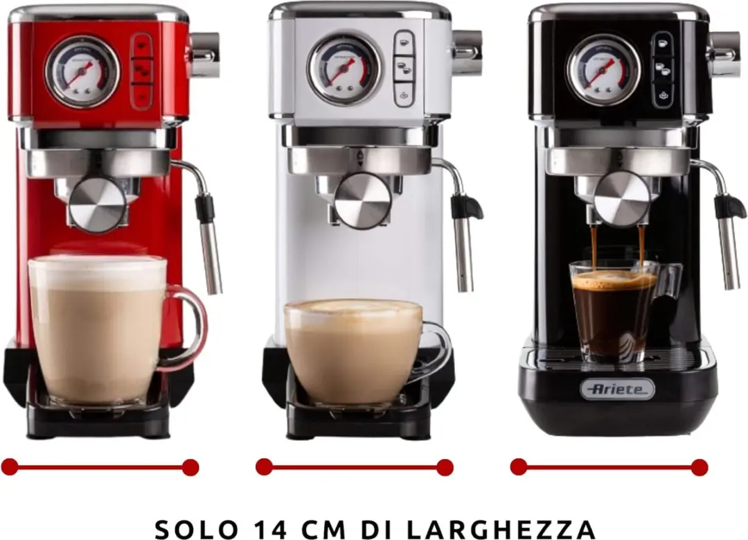 Ariete Moderna 1381/14 Espressomachine - 15 Bar - Wit - afbeelding 3 van 6