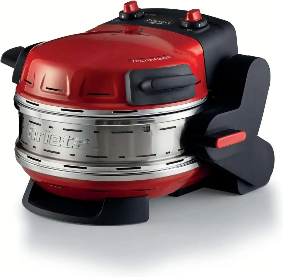 Ariete Pizzeria Dubbele Pizzaoven 0927/00 - 2300W - Rood - afbeelding 3 van 6