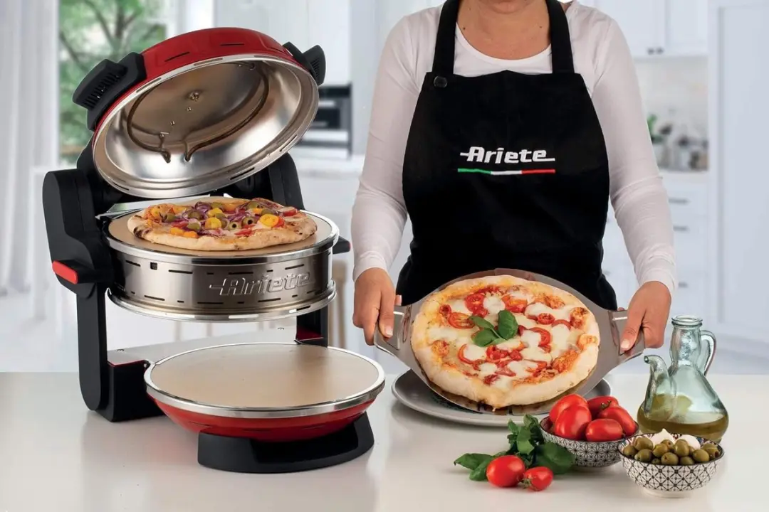 Ariete Pizzeria Dubbele Pizzaoven 0927/00 - 2300W - Rood - afbeelding 6 van 6