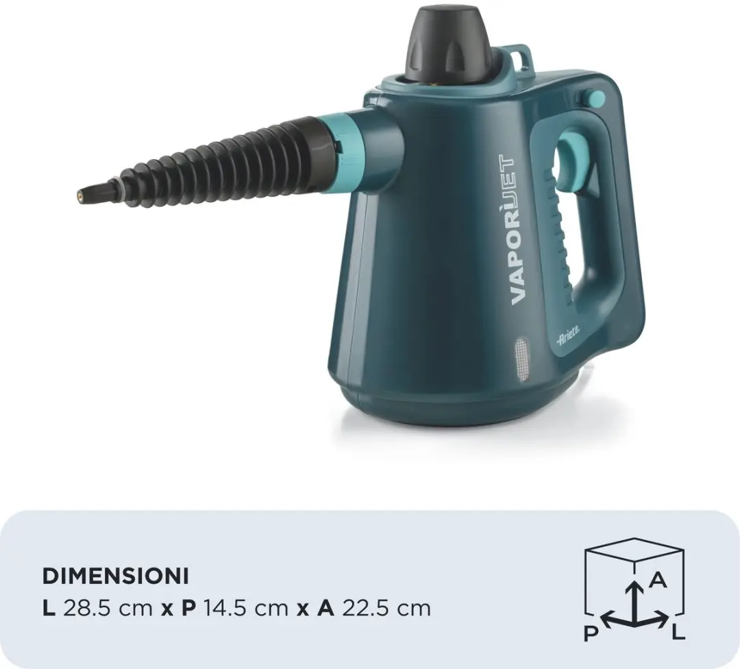 Ariete Vapori Jet 4137/03 Handstoomreiniger - 1050W - Blauw - afbeelding 3 van 6