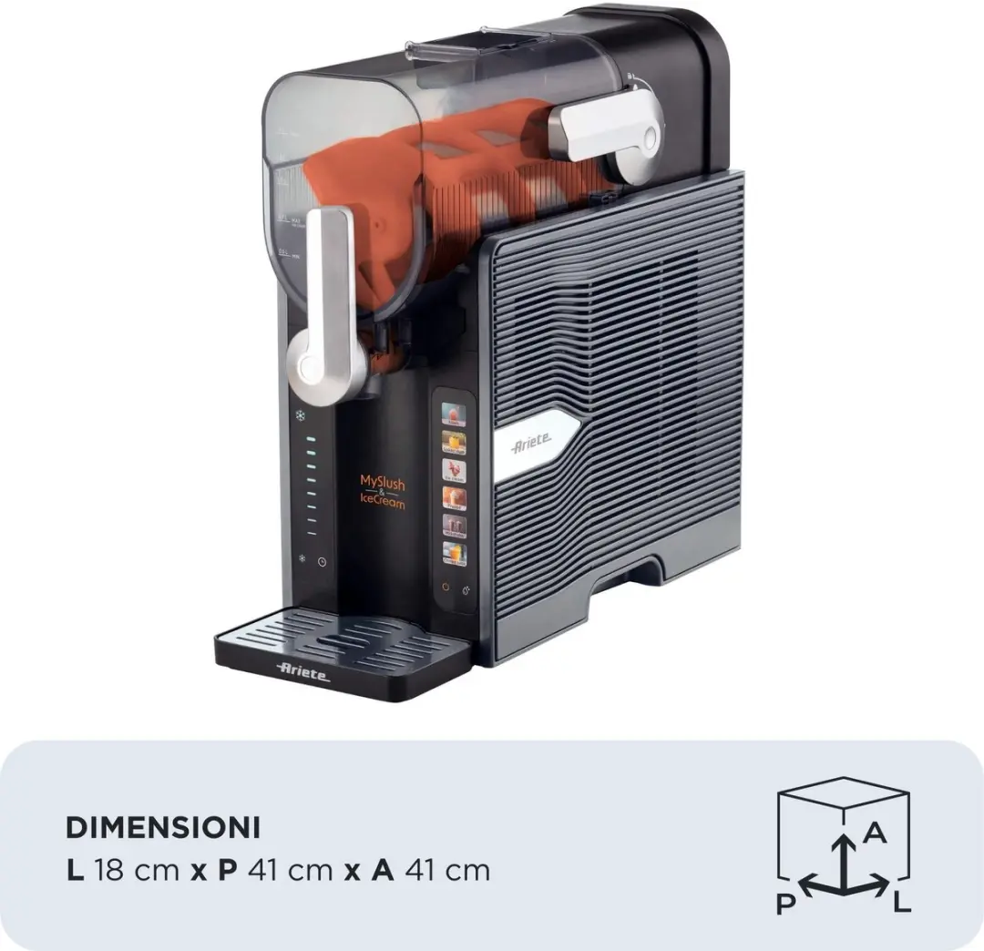 Ariete MySlush 0655/00 IJsmachine - 200W - Zwart - afbeelding 3 van 6