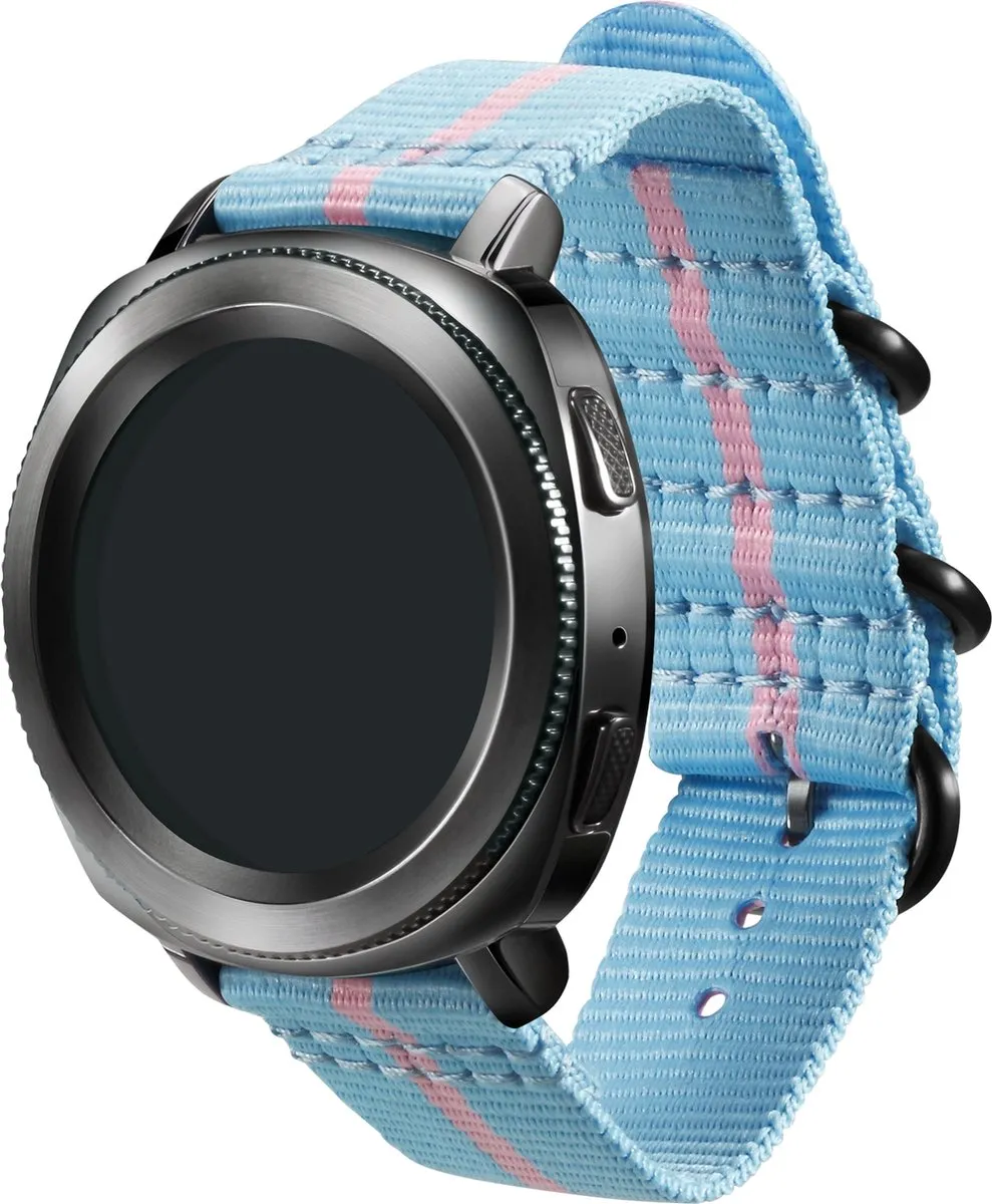 Samsung Nylon Bandje - Gear Sport - Blauw