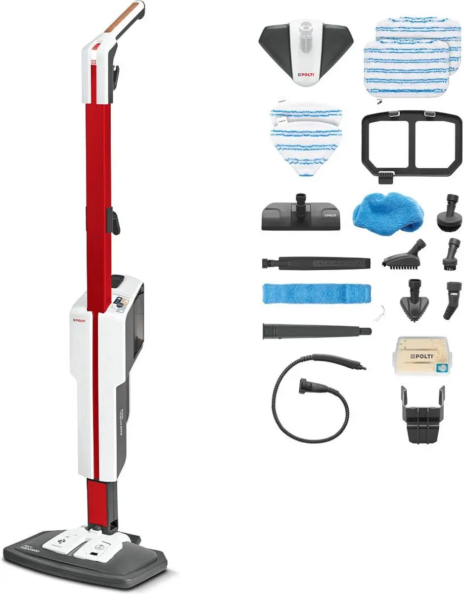 Polti Vaporetto SV650 Style Stoomreiniger - 1500W - Wit/Rood - afbeelding 4 van 6