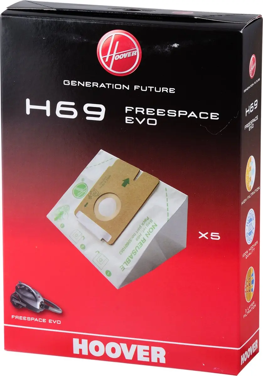 Hoover H69 Freespace EVO Stofzuigerzak