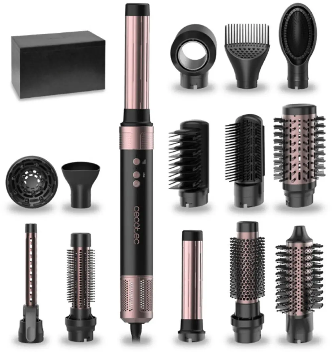 Borstel Cecotec AirGlam Zwart