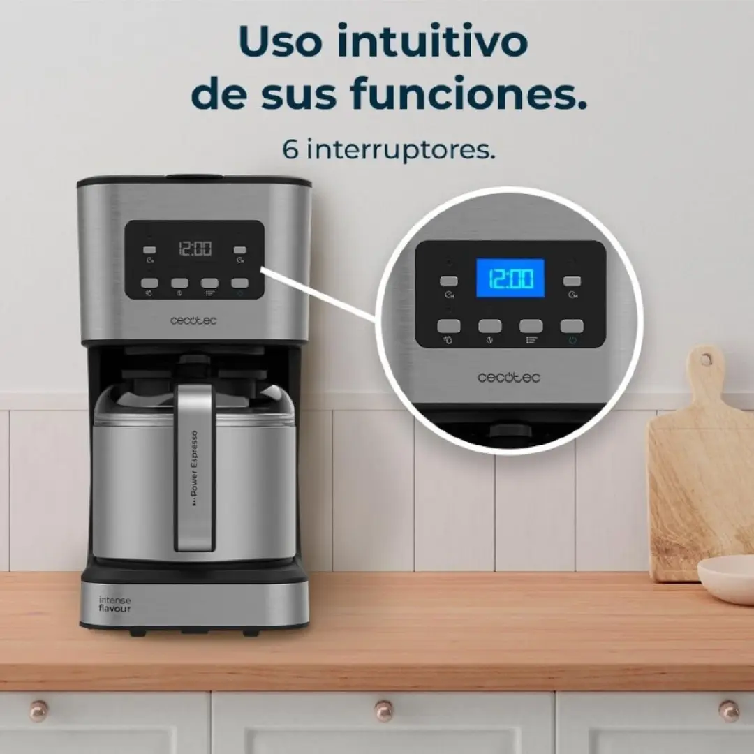 Cecotec Coffee 66 Drop & Thermo Time Koffiezetapparaat - afbeelding 6 van 6