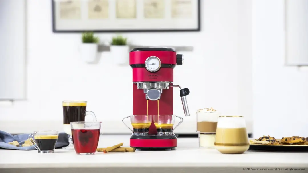 Cecotec Cafelizzia 790 Shiny Pro V1704840 Espressomachine - Rood - afbeelding 5 van 6