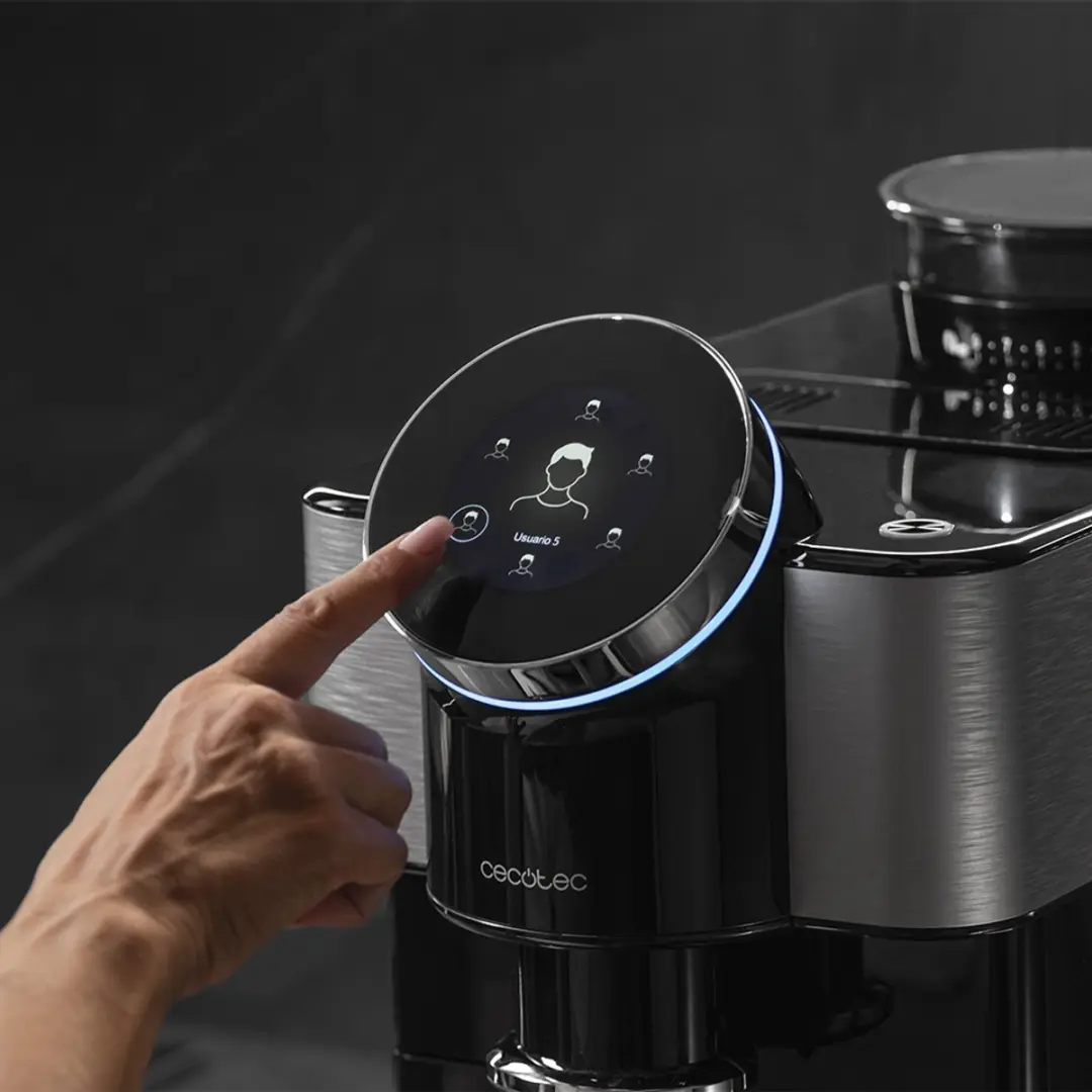 Cecotec Cremmaet Spin Koffiemachine - 1450W - Zwart - afbeelding 3 van 6