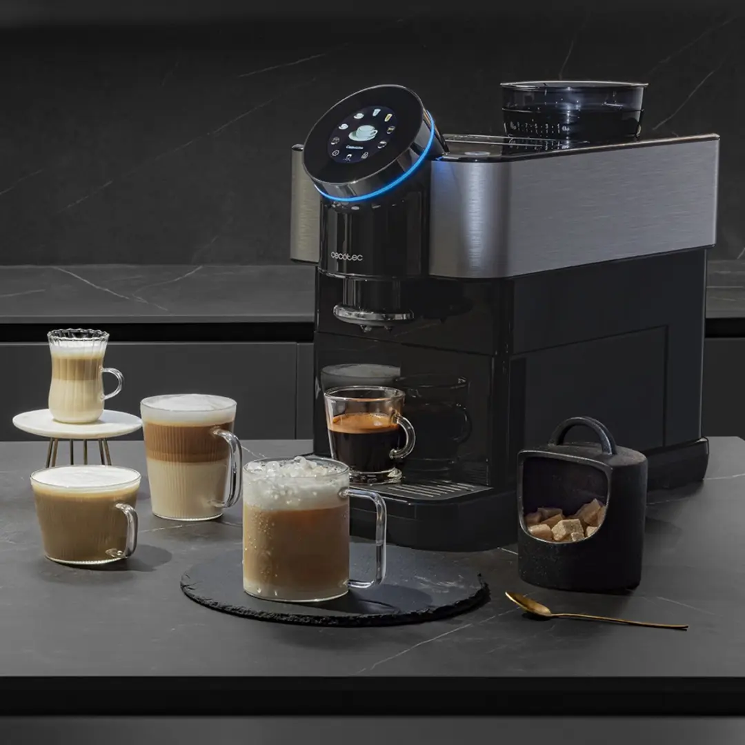 Cecotec Cremmaet Spin Koffiemachine - 1450W - Zwart - afbeelding 4 van 6