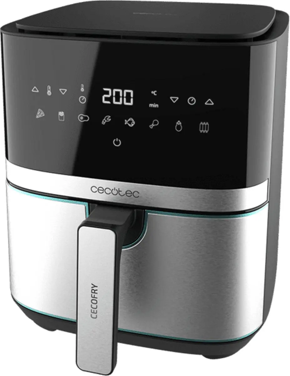 Cecotec Cecofry Full Inox 5500 Pro Heteluchtfriteuse - 5,5L - 1700W - afbeelding 6 van 6
