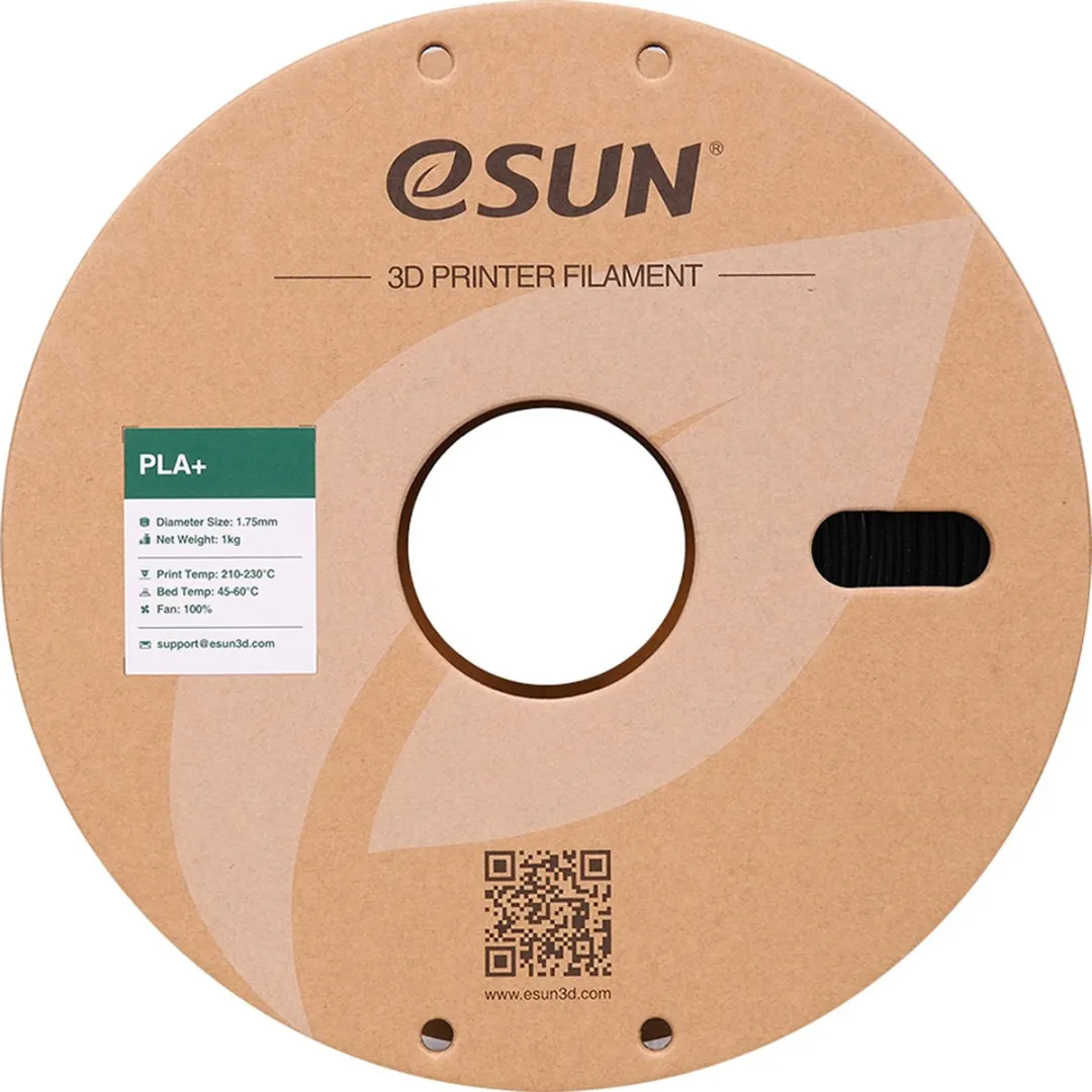 ESUN PLA+ Filament 1.75mm - Zwart 1kg