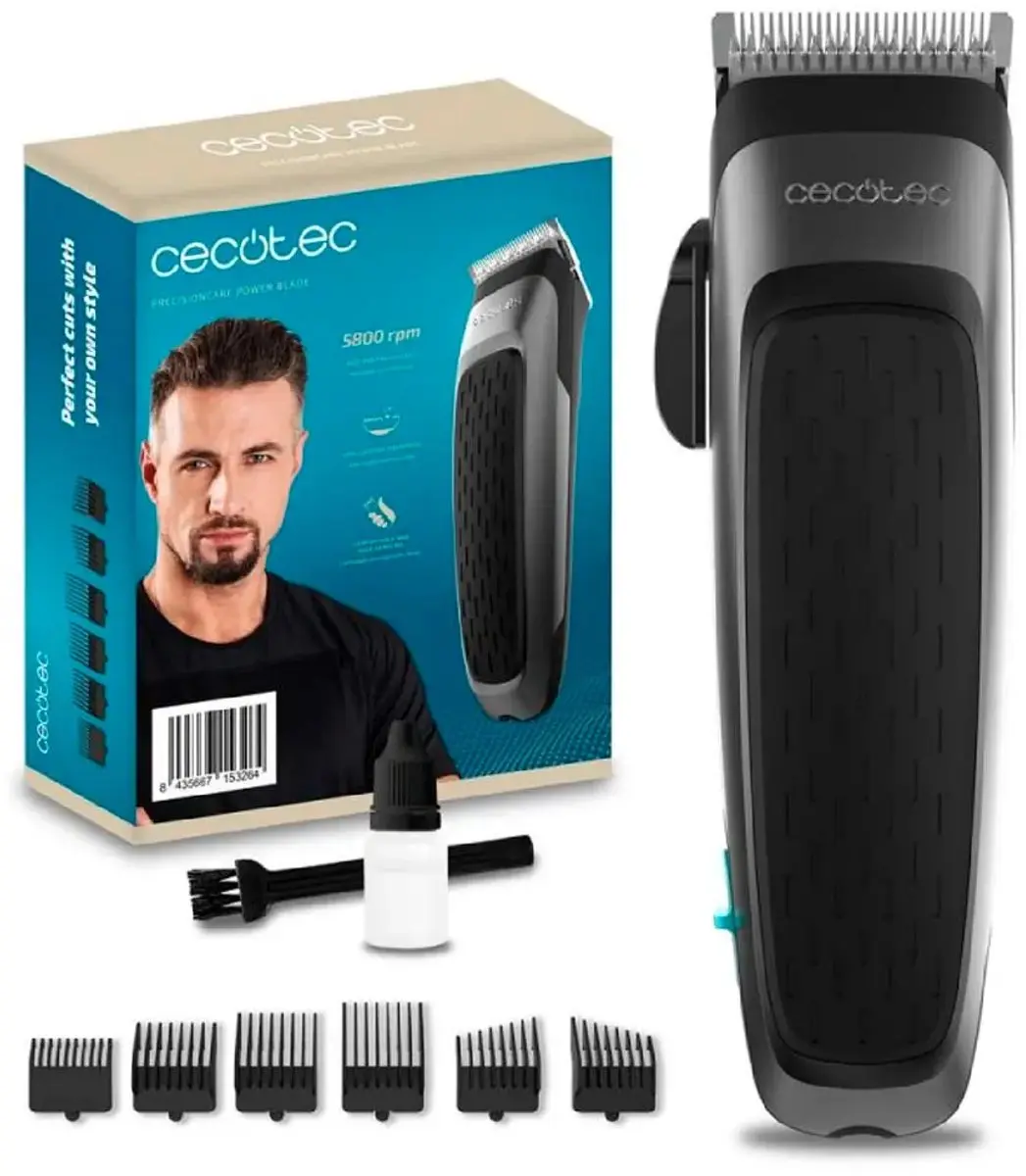Cecotec PrecisionCare Power Blade Tondeuse - Zwart - afbeelding 6 van 6