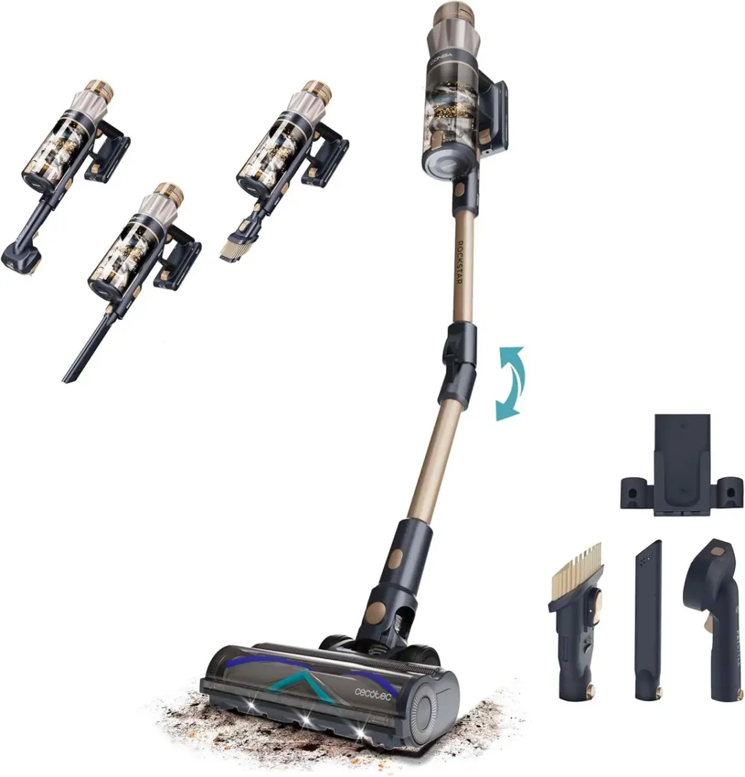 Cecotec Conga Rockstar RS90 Pet Flex Cordless Vacuum Cleaner Broom 600W