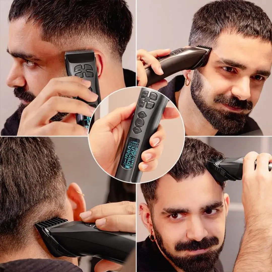 Cecotec Cortapelos Máquina de Cortar el Pelo con 10 Peines PrecisionCare Expert