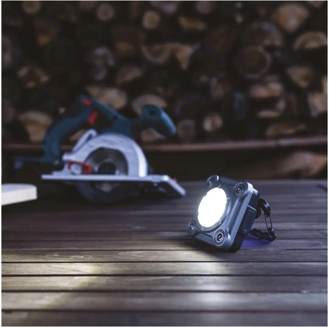 Emos P4543 COB LED-oplaadbare werklamp - 1200 lm - afbeelding 2 van 6