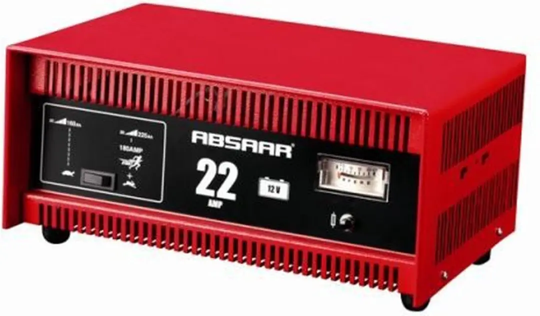 Absaar AmpM SH180 Acculader 12V - 22A - Rood - afbeelding 5 van 5