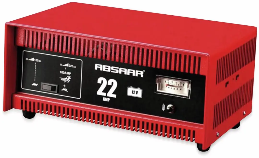 Absaar AmpM SH180 Acculader 12V - 22A - Rood - afbeelding 4 van 5