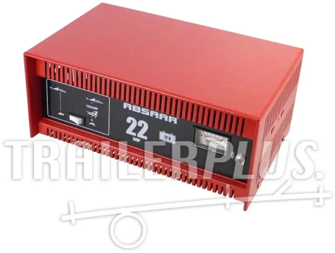 Absaar AmpM SH180 Acculader 12V - 22A - Rood - afbeelding 2 van 5