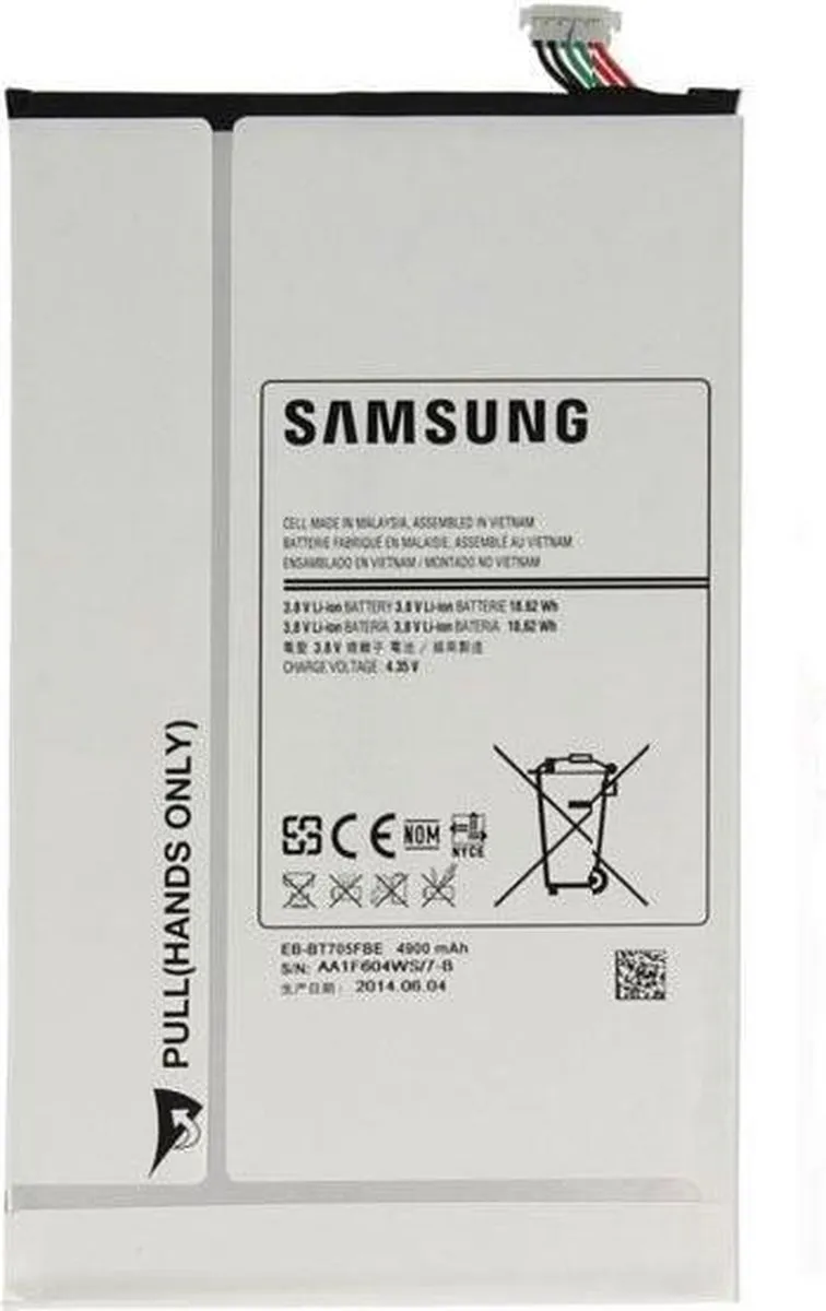 Samsung Galaxy Tab S 8.4 Originele Batterij EB-BT705FBE