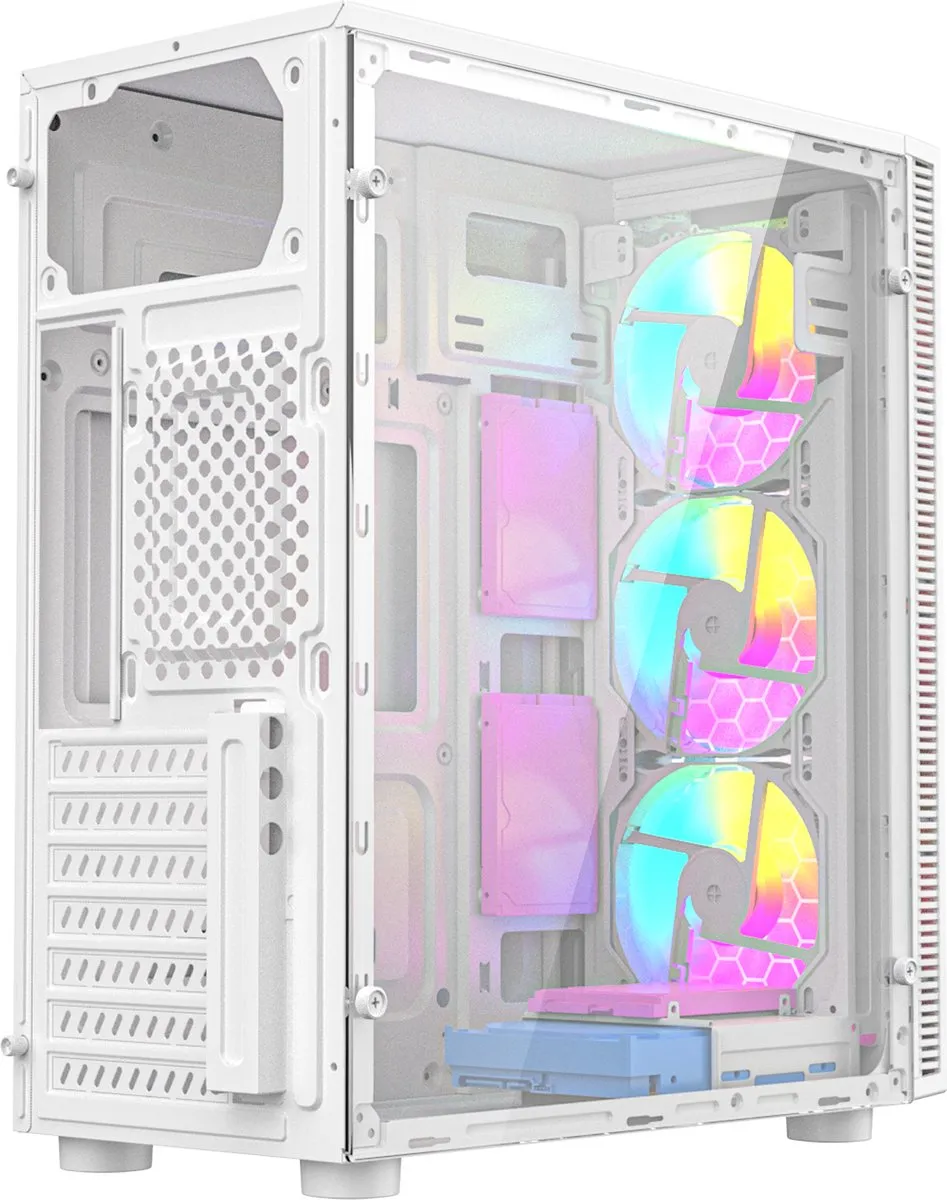 Gembird Fornax 500 Midi Tower - Zwart