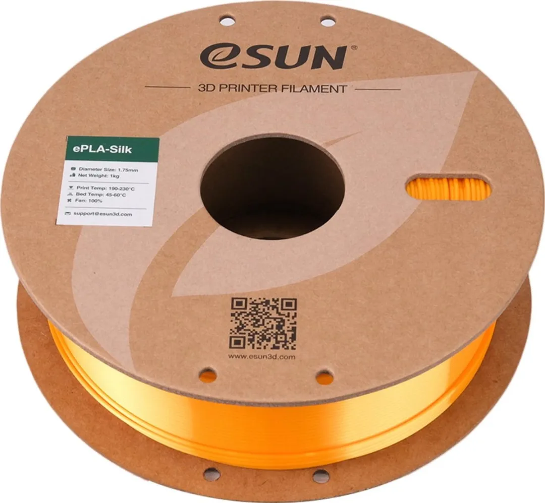 ESUN ePLA-Silk Donkergeel 1.75mm 3D Printerfilament