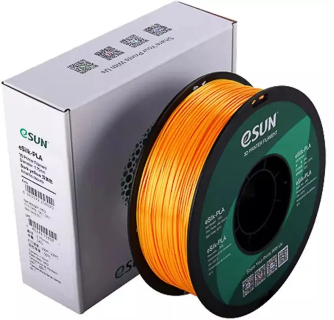 ESUN ePLA-Silk Donkergeel 1.75mm 3D Printerfilament