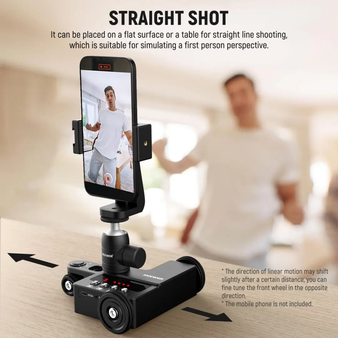 Neewer DL200 Camera Dolly - afbeelding 2 van 6