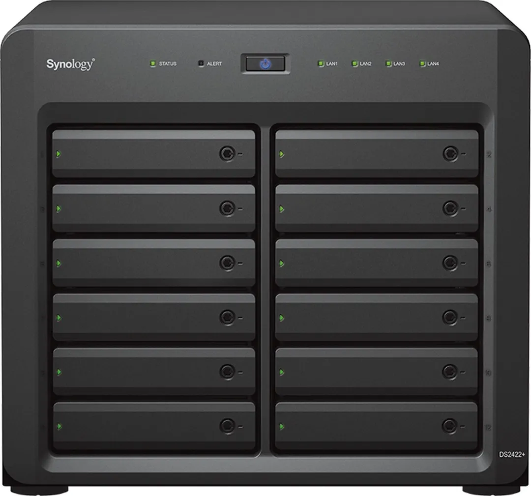 Synology DS2422+ NAS - 12 Slots - Zwart