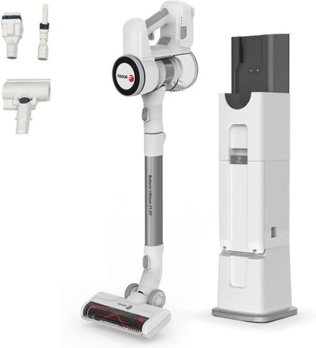2-in-1 draadloze steelstofzuiger