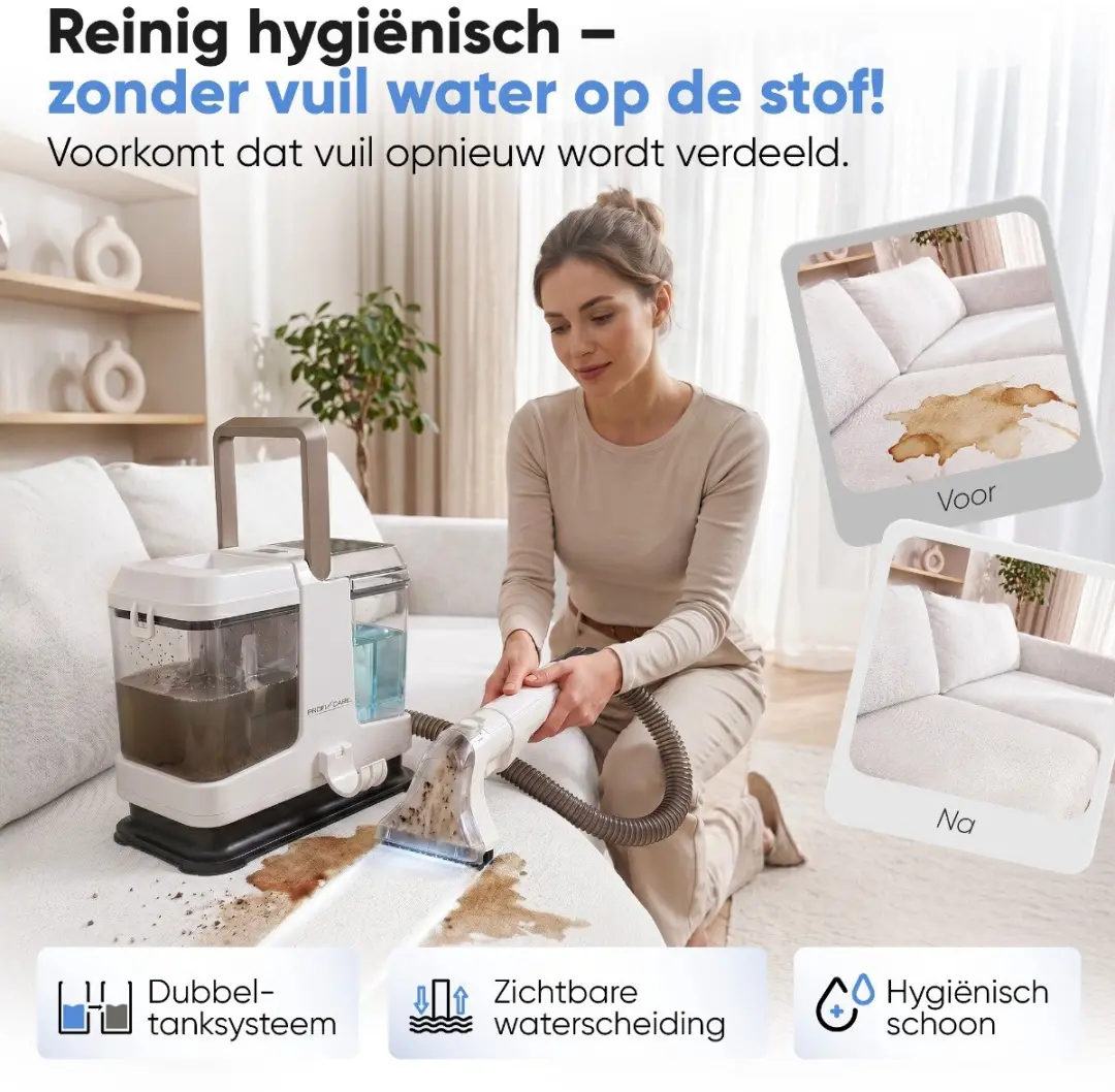 Clatronic ProfiCare PTR 3153 Tapijt- en Meubelreiniger 330W - afbeelding 4 van 6