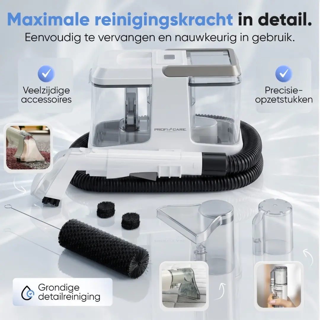 Clatronic ProfiCare PTR 3153 Tapijt- en Meubelreiniger 330W - afbeelding 6 van 6