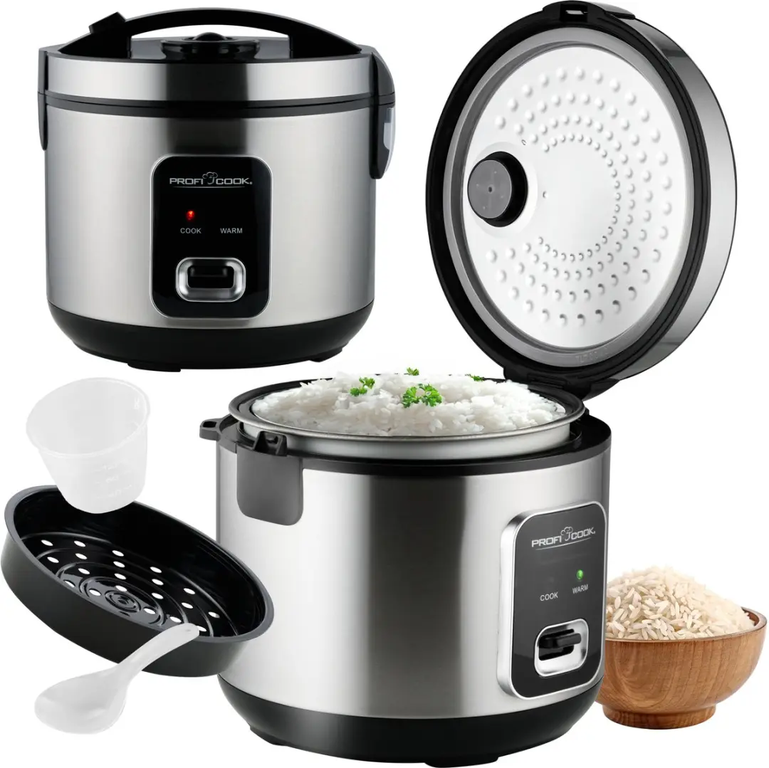 ProfiCook RK 1285 Rijstkoker en Stoomkoker - 1,2 l - RVS - afbeelding 4 van 6