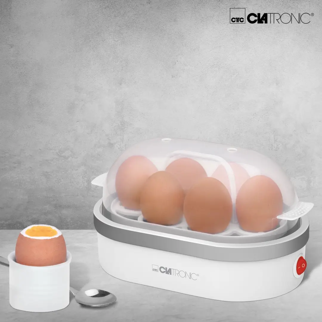 Clatronic EK 3497 Eierkoker - 400W - Wit - afbeelding 2 van 6