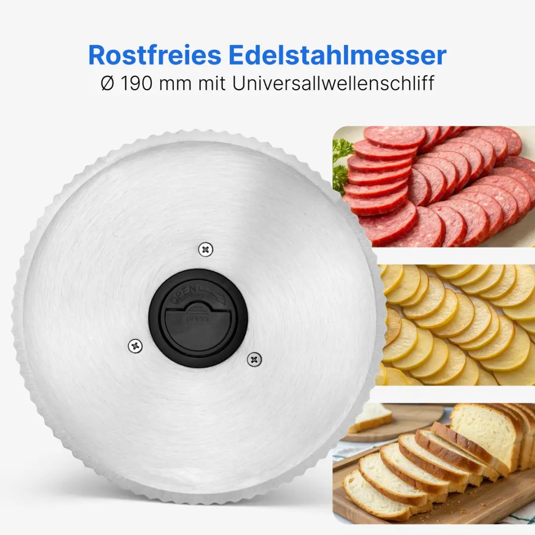 Clatronic MA 3585 Metalen Allessnijder - 150W - afbeelding 4 van 6