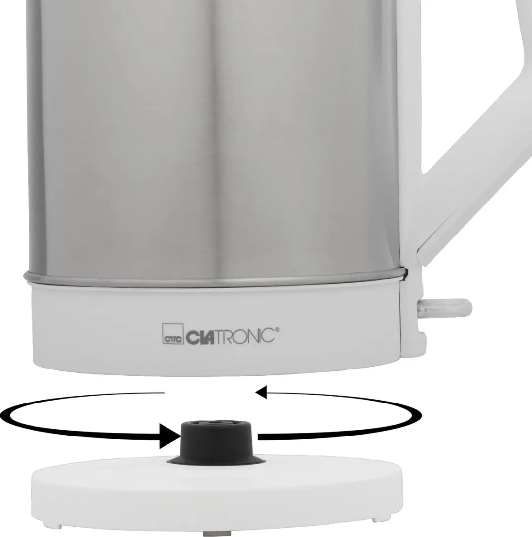 Clatronic WKS 3692 Waterkoker - 1,5 l - Wit - afbeelding 3 van 6