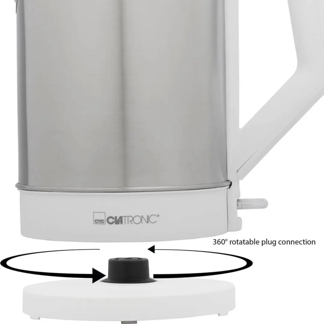 Clatronic WKS 3692 Waterkoker - 1,5 l - Wit - afbeelding 6 van 6
