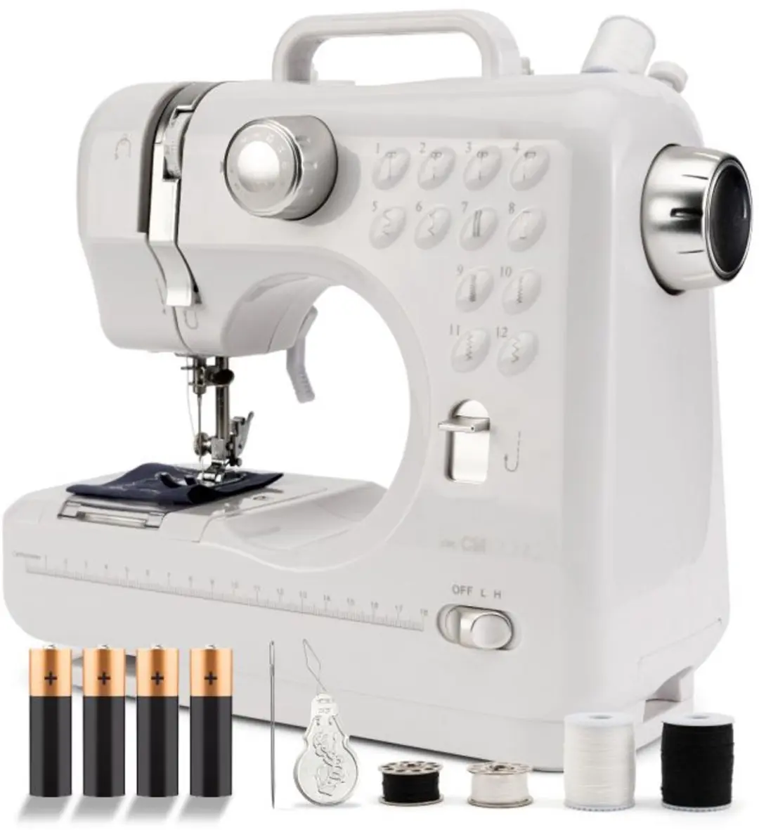 Clatronic NM 3795 Naaimachine - 12 Steken - Wit - afbeelding 6 van 6