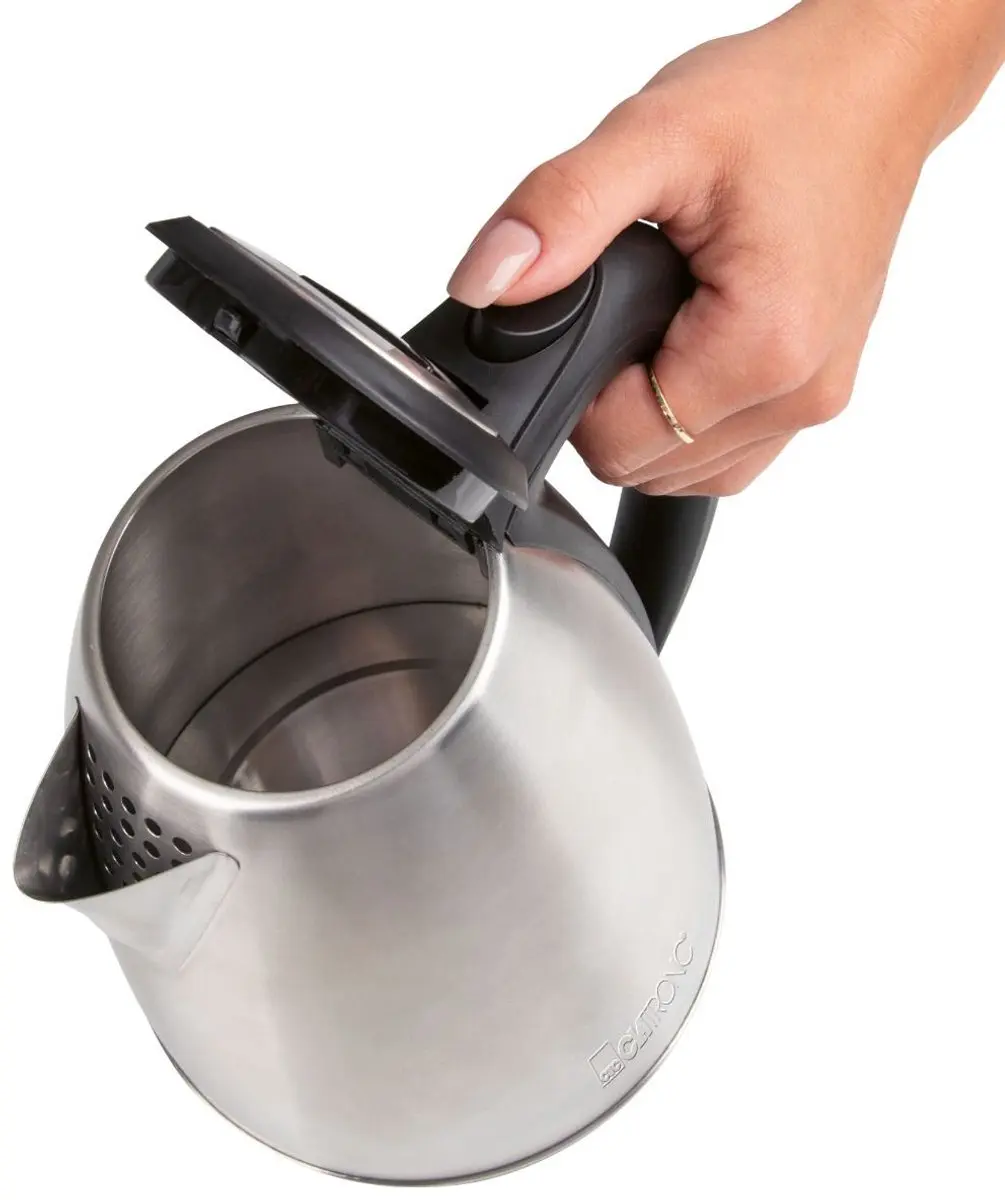 Clatronic WKS 3830 Waterkoker - 1,7 l - 2200 W - RVS/Zwart - afbeelding 3 van 6