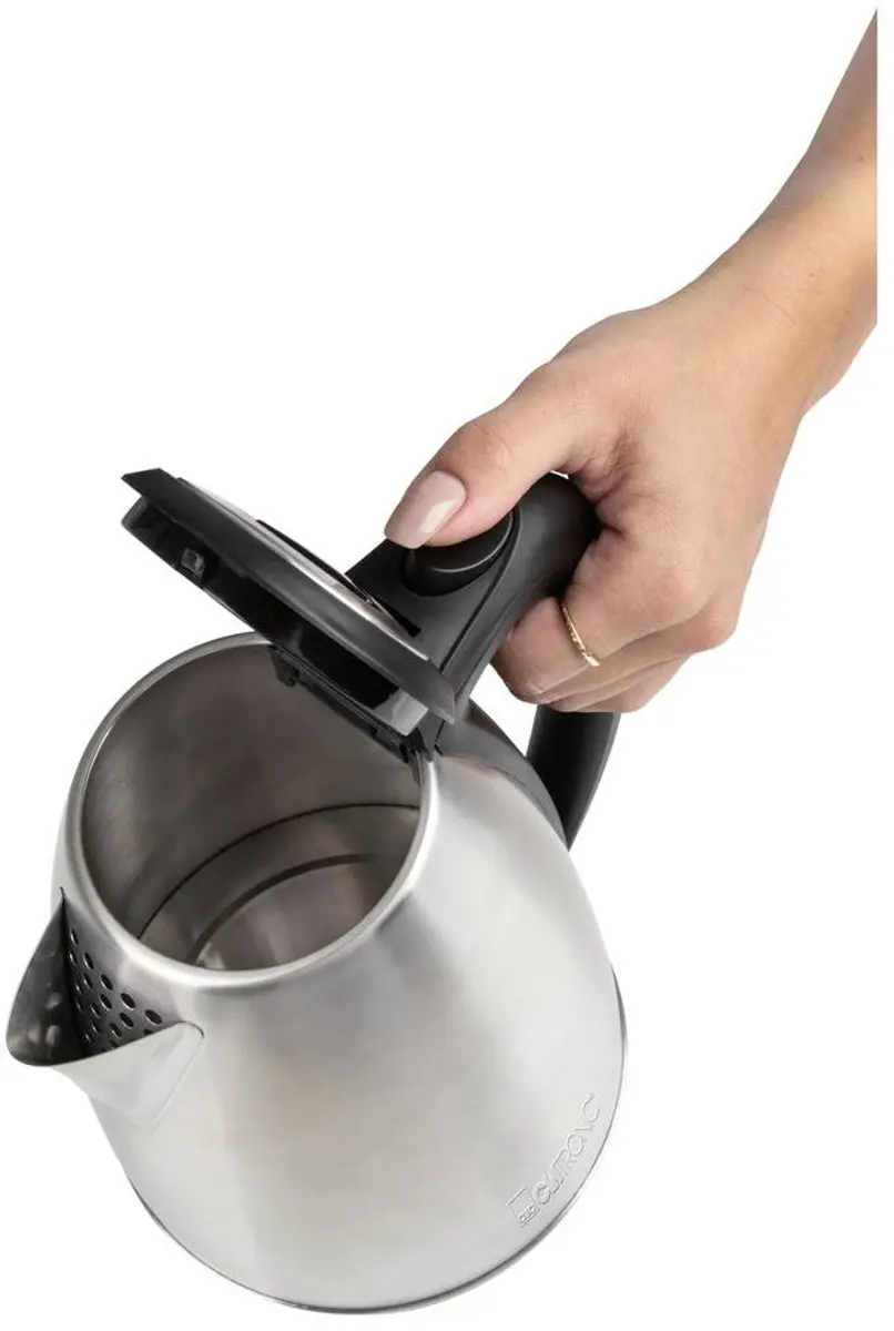 Clatronic WKS 3830 Waterkoker - 1,7 l - 2200 W - RVS/Zwart - afbeelding 5 van 6