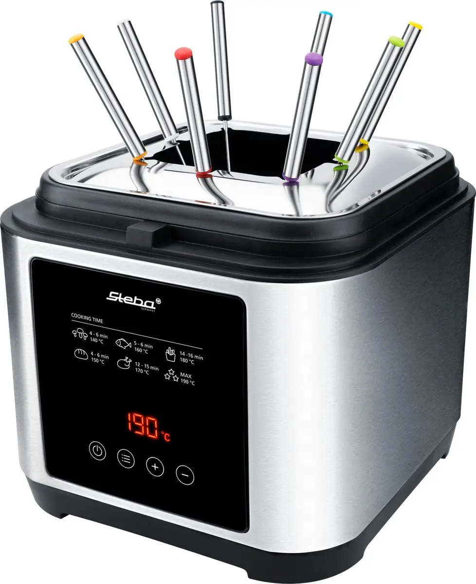 Steba DF150F 2-in-1 Frituurpan en Fonduepan