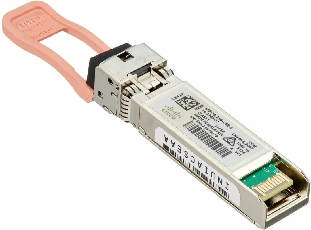 Cisco SFP-10/25G-CSR-S= Glasvezelmodule 25Gbps - Groen/Grijs - afbeelding 3 van 4