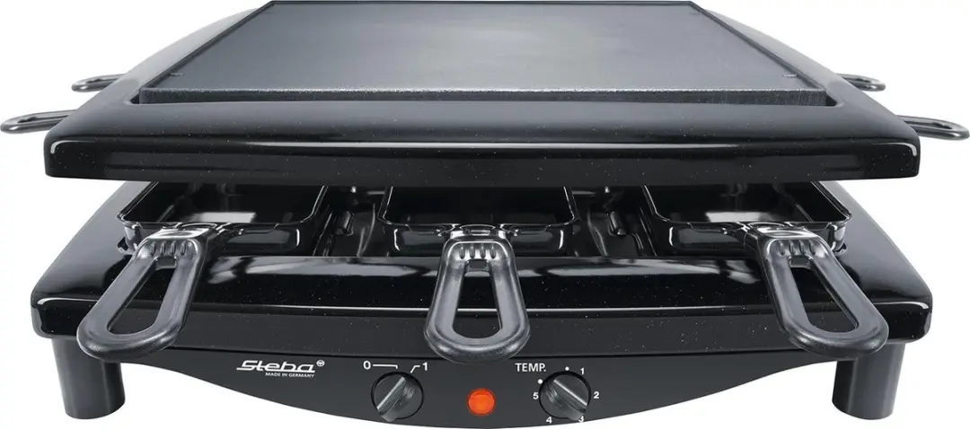 Steba RC3 Plus Gourmetset - 1450W - 8 personen - Zwart - afbeelding 5 van 6
