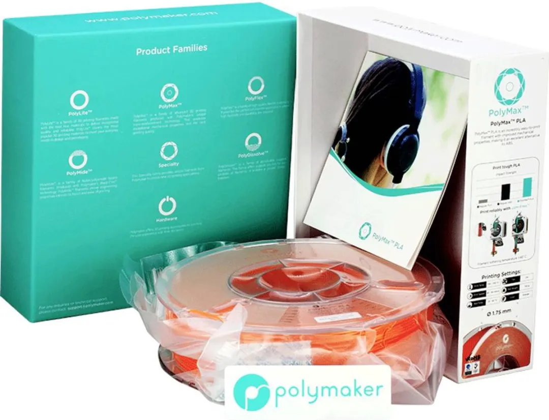 Polymaker PolyMAX Tough PA06008 Filament 1.75mm - 750g - Oranje