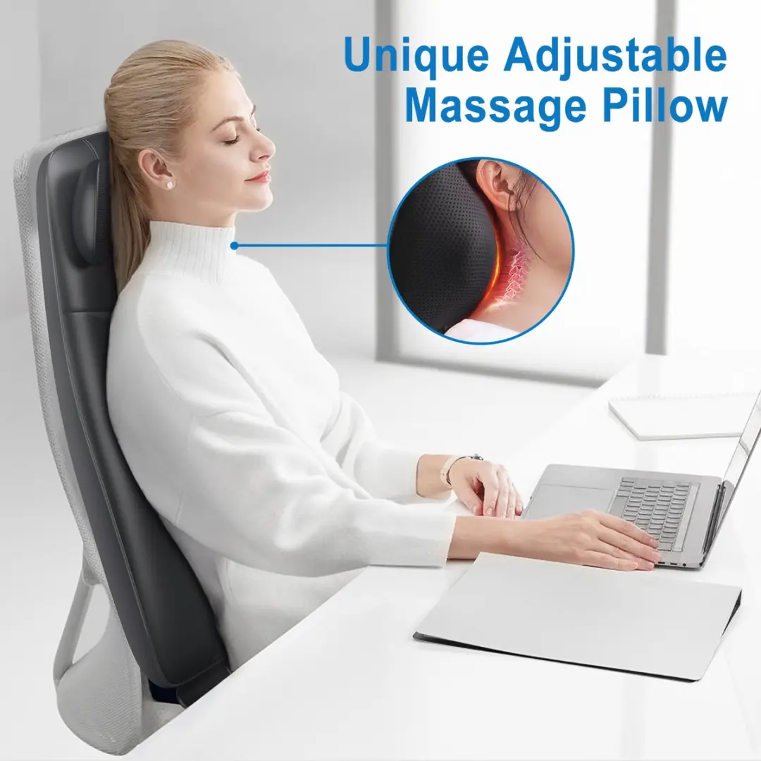 Renpho Shiatsu Massagekussen BM076-BK - Zwart - afbeelding 2 van 6