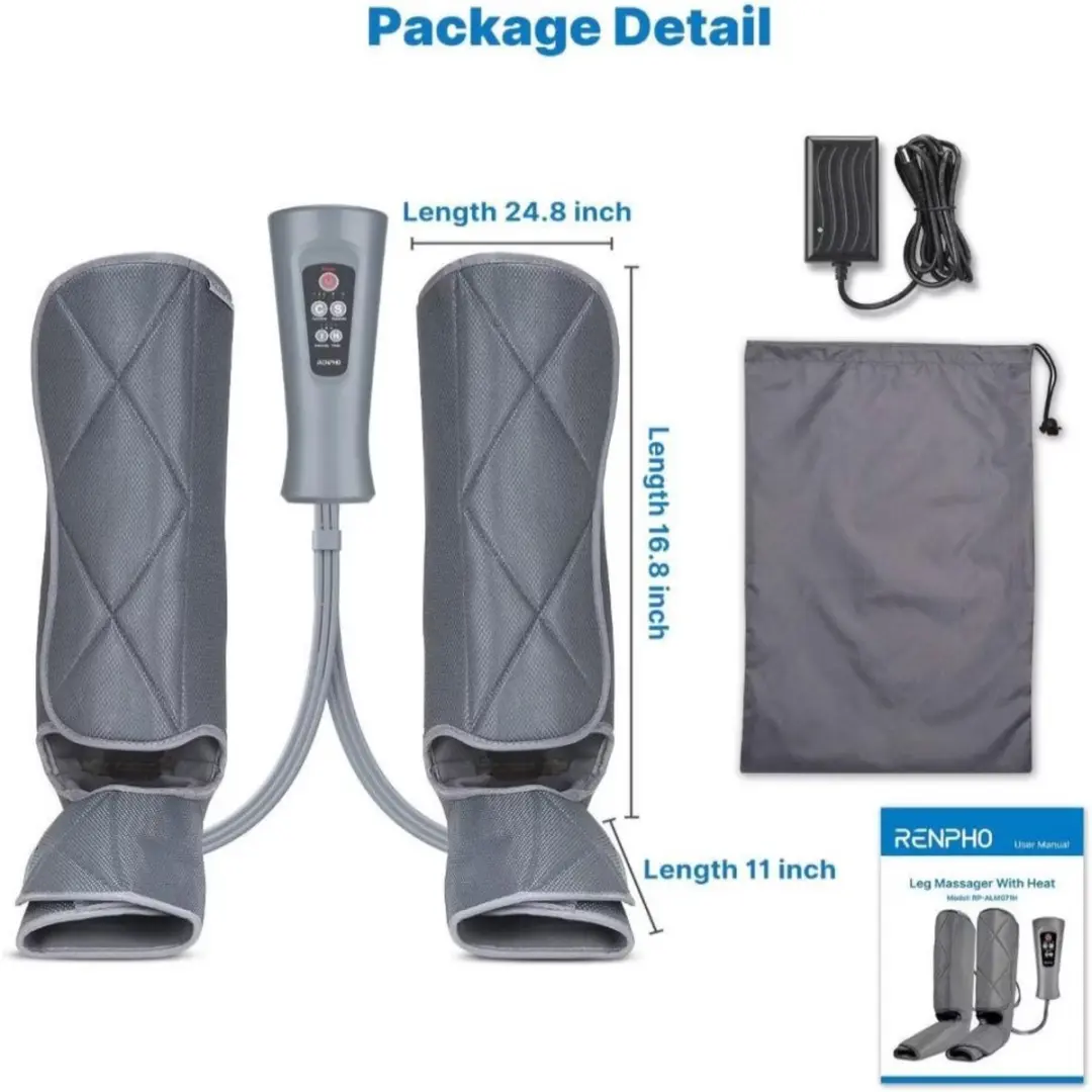 Renpho RPALM071H Voet- en Kuitmassager - Grijs - afbeelding 5 van 6