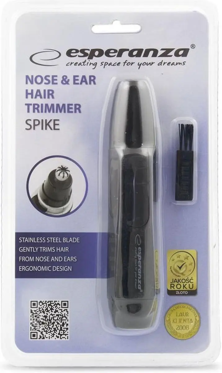 Esperanza EBG004K Neushaartrimmer - Zwart - afbeelding 2 van 2